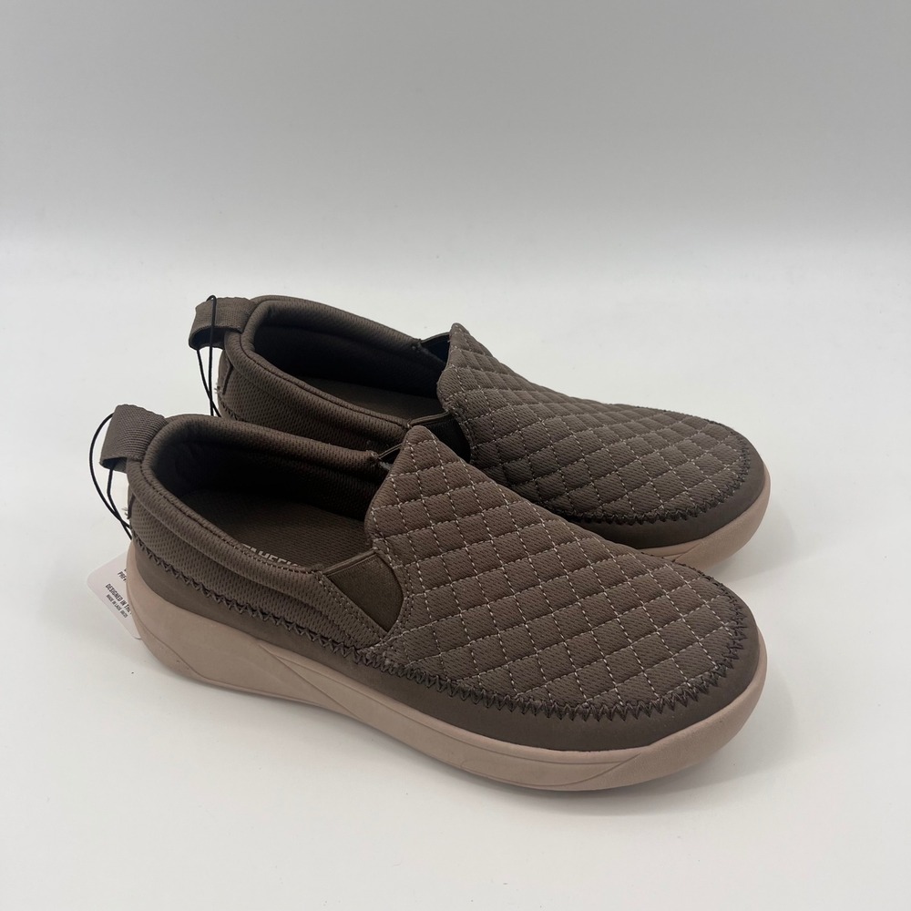 Staheekum Quilted Slip-On Sneakers Womens 8 Taupe Mesh Comfort Shoes‎ 1912771
